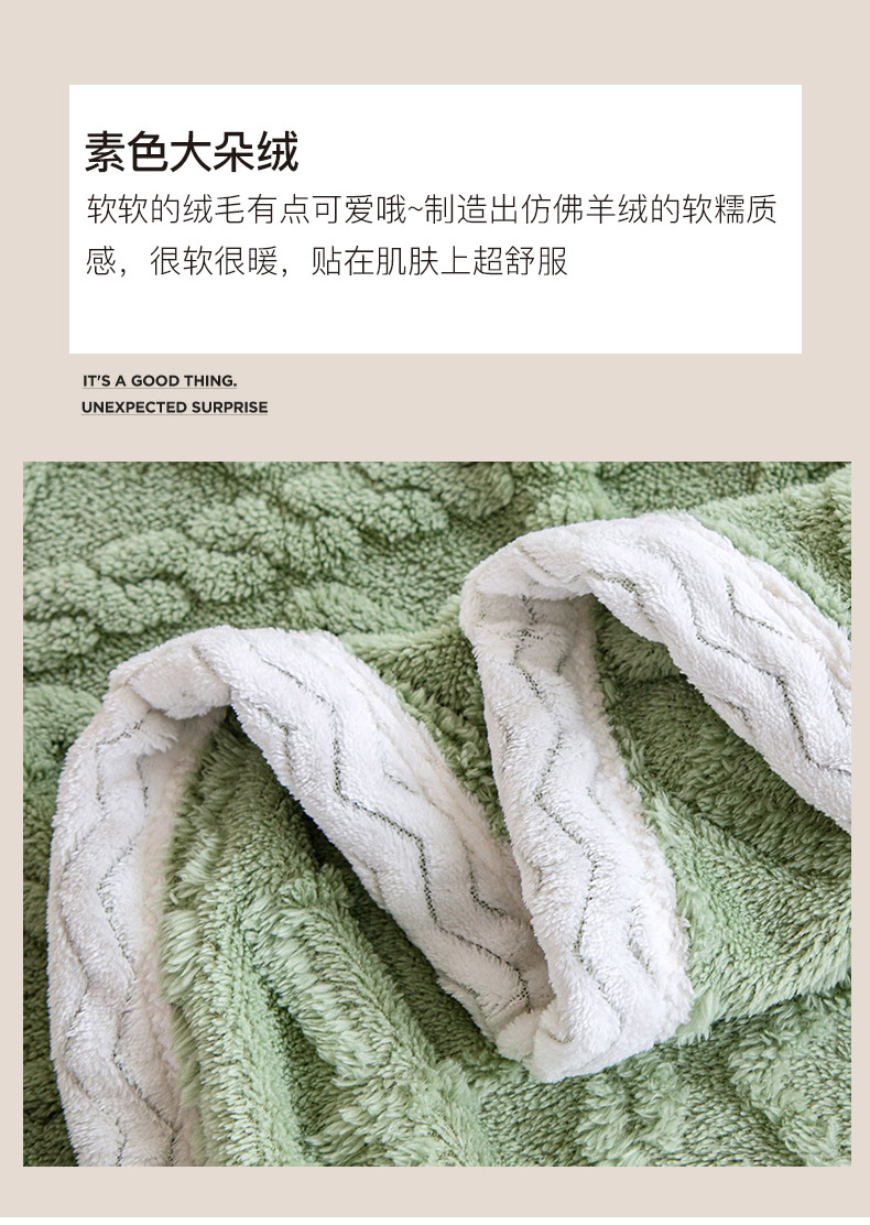 塔芙絨提花毛毯花紋細節
